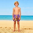 thumbnail image 4 of Birthday Party Shorts for Kids, Solid Color or Cute Print, Breathable Polyester Swim Trunks with Pockets, Toddler to 14 Years, 4 of 9
