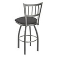 thumbnail image 3 of 810 Contessa Stainless Steel 25" Swivel Counter Stool with Canter Storm Seat, 3 of 3