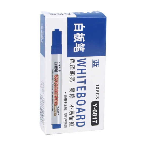10Pieces Whiteboard Marker Water Based Inks Quick Dry 2.0mm Erasable Marker for Office Whiteboard Calendar Refrigerator