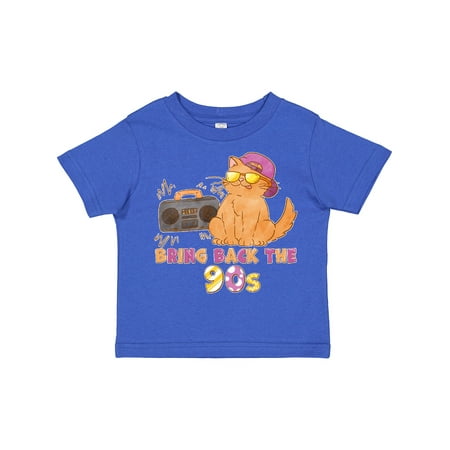 

Inktastic Bring Back the 90s Cool Orange Cat Gift Toddler Boy or Toddler Girl T-Shirt