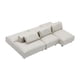 thumbnail image 1 of Modelo de sofá de casa de muñecas, accesorios de decoración de casa de muñecas, muebles decorativos, foto M 2 FILAS blanco, 1 of 7