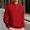 Red, variant on BVnarty Men's Solid Quarter Zip Stand Collar Pocket Sweatshirt, Thickened Pullover for Autumn Winter Daily Basics and Versatile Layered Outfits Red XXXXL