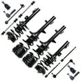 thumbnail image 2 of CCIYU Complete Suspension Kit Fits 96 97 98 99 00 01 02 03 04 05 06 07 for Ford Taurus Includes Front and Rear pair Strut Spring Assembly Tie Rod End Stabilizer Bar Link Kit Ball Joint, 2 of 5