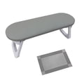 thumbnail image 1 of lionlar Repose-Mains pour Ongles Repose-Mains Coussin Professionnel Clou Coussin Repose-Bras pour Coin Rond Gris, 1 of 7