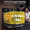 thumbnail image 4 of 24 inch Wall Oven Built-in Electric Convection with Rotisserie 8 Cooking Functions, 2900W,240V,2.15Cu.f, 4 of 8