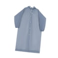 thumbnail image 4 of impermeable portátil, ligero y con capucha, reutilizable, ideal para senderismo, actividades al libre, para hombres y mujeres. Gris, 4 of 8