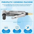 thumbnail image 4 of 1/4 inch Air Angle Die Grinder 90 Degree Pneumatic Grinding Machine Cut Off Polisher Mill Engraving, 4 of 5