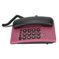 thumbnail image 2 of Téléphone Filaire, Fonction Muet Dernier Numéro, Téléphone Fixe de Bureau pour Maison, Bureau Rouge, Rose, Bleu, Orange, Rose Rouge, 2 of 8