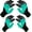 2 Green, variant on Garden Gloves with Claws,Claw Gardening Gloves for Digging,Planting, Weeding, Seeding-Waterproof for Men and Women