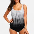 thumbnail image 2 of Maillots de Bain Deux Pièces pour Femmes, Femmes Grande Taille, Imprimé, Dos à Bretelles, Ensemble Tankini, Maillots de Bain Deux Pièces, Robe de Bain, 2 of 6