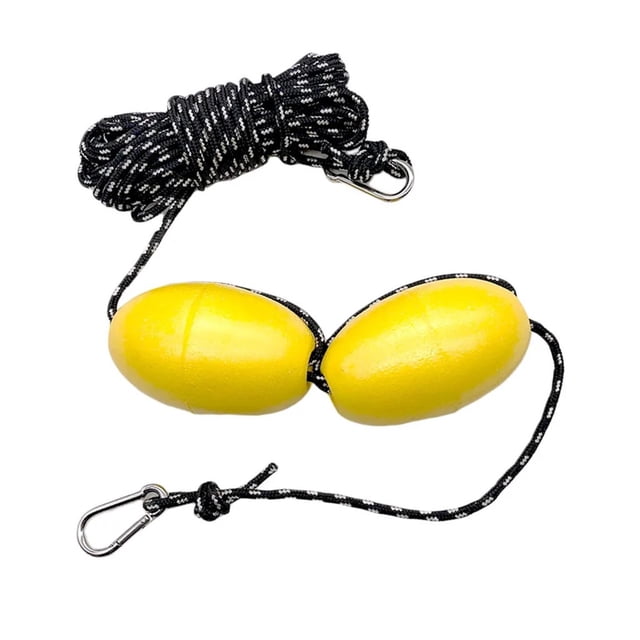 High Strength 9m Tow Rope Boating Floating Throw Anchor Line With Dual Floats End Clips Safety Gear Accessories ,Easy to use