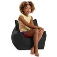 thumbnail image 3 of Posh Creations Newport Bean Bag Chair, Kids, 2.1 ft, Black, 3 of 6