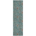 thumbnail image 2 of Addison Rugs Chantille Indoor/Outdoor Transitional Floral Teal Washable Runner Rug, 2'3" x 7'6", 2 of 6