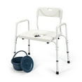 thumbnail image 1 of Costway Commode de Chevet 3-en-1 Toilette Portable avec Hauteur Réglable et Bras Rabattable, 1 of 10