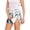 Dark Blue, variant on Women’s Rehabilitation Shorts with Side Hook and Loop Closure Floral Print High Waist Easy Access Design for Postoperative Care Use