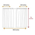 thumbnail image 5 of Ambesonne Scale Print Grommet Curtain, Leafy Fish Skin Motif, 50"x60", Fern Green, 5 of 5