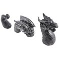 thumbnail image 2 of The Gothic Dragon Garden Statues,Dragon Animal Figures,Silver, 2 of 5
