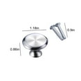 thumbnail image 3 of Ikohbadg Single-Hole Cabinet Knobs with Hardware for Kitchen, Cupboard, Closet, Bathroom, and Dresser Drawers - 1 Piece, 3 of 6