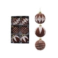 thumbnail image 2 of Christmas Ornaments 6 Piece Set Flocked Multicolor Various Shapes for Christmas Tree Home Party Decoration, 2 of 9