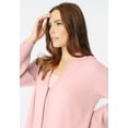 thumbnail image 4 of Roaman's Women's Plus Size Faux Fur Collar Cardigan Sweater., 4 of 4