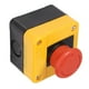 thumbnail image 1 of Botón de Parada de Emergencia, Caja de Interruptor de Botón Pulsador de Apagado de Emergencia Tipo Hongo de 660v 10a, 1 No 1 NC, 1 of 7