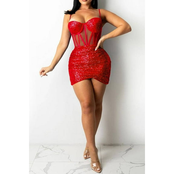 Sequin Glitter Party Dress