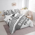 thumbnail image 2 of Erosebridal Sport Football Bedding Sets Twin Size,Stripes Comforter Sets with Sheets,Room Decorative (Oakland),Reversible,Breathable,7-Piece, 2 of 5