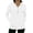 A White, variant on Women's Sun Protection Jacket Hoodie Women's Sports V-neck Sun Protection Hooded Solid Color Front Decorated Button Long Sleeve Top