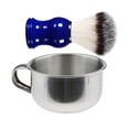 thumbnail image 1 of Kit de Afeitado perfecl Brocha de afeitar para Hombres con taza de acero inoxidable, 1 of 8