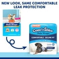 thumbnail image 2 of Hartz Comfitables Male Dog Wraps with Stretchy Waistband, Medium 12 Count, 2 of 9