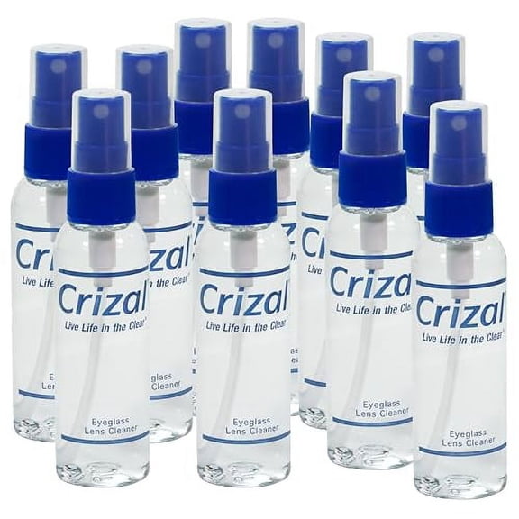 Eye Glasses Cleaning Spray | Crizal Lens Cleaner (2 oz) | #1 - - Cleaner for All Anti Reflective Lenses - 10 Pack
