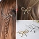 thumbnail image 5 of Apuakthei - Pinzas para el pelo minimalistas doradas y plateadas, juego de pinzas para el pelo con plumas huecas, horquillas con plumas, pasadores geométricos, accesorios para el cabello para mujer, 5 of 7