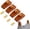 Light Brown Star, variant on ABPETE 4 Pack Quilt Hangers for Wall for Display,Wooden Wall Clips for Hanging, Tapestry Hangers, Hang up and Display Quilts, Tapestries, Rugs, Fiber Art, and More(Light,Heart-shaped)