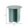 thumbnail image 5 of Mesa Benzara Rati con extremo lateral de 48 cm y revistero, color verde, 5 of 5