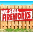 thumbnail image 1 of We Sell Fireworks 13 oz Vinyl Banner With Metal Grommets, 1 of 4