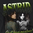 thumbnail image 2 of Beetlejuice Beetlejuice Astrid Homage Women's Crop Top T-Shirt, Black, Small, 2 of 4
