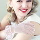 thumbnail image 4 of 1 par de guantes de encaje para mujer, guantes cortos elegantes, guantes de verano de cortesía para cenas de boda, 4 of 8