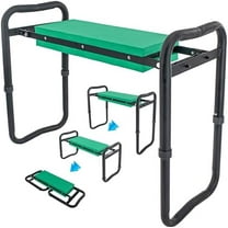 Adjustable Garden Kneeler & Seat with Handles - Heavy-Duty Outdoor Foldable, Portable Garden Stool with Thick EVA Foam Pad, Multi-Purpose Gardening Bench for Kneeling and Sitting.$$Garden &