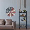 thumbnail image 5 of Alpine Corporation 21" Metal Hanging Patriotic Rustic Windmill Wall Decor, Red/Blue, 5 of 15