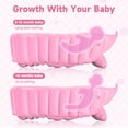 thumbnail image 5 of Anoak Inflatable Baby Bathtub for Newborn to Toddler, Portable Travel Infant Baby Bath Tub, Toddler Bathtub with Air Pump, Foldable Non-Slip Shower Basin Collapsible Baby Tub, Pink, 5 of 7