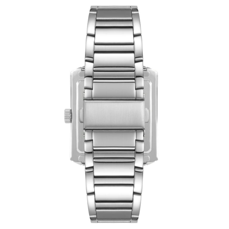 Armitron Mens Silver-Tone Metal Dress Watch - Walmart.com