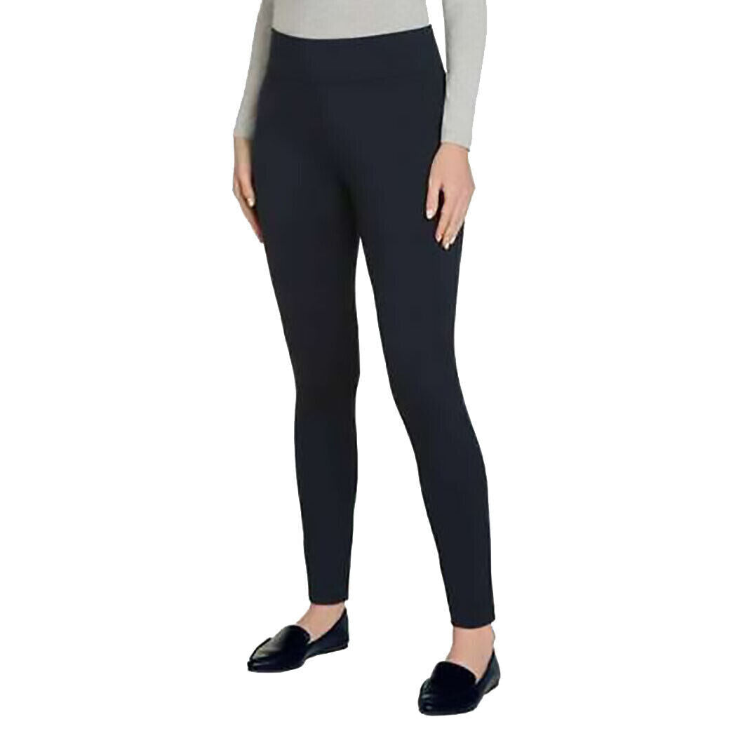 Matty M Ladies' High-Rise Slub Legging (Black, Large) - Walmart.com