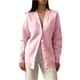 thumbnail image 4 of Chaqueta y abrigo informal de manga larga sin capucha para mujer, de color liso, con botones, cuello en V y manga larga, de punto, 4 of 9