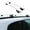 Silver, variant on 2021-2026 Cadillac Escalade ESV Roof Rack Cross Bars Black