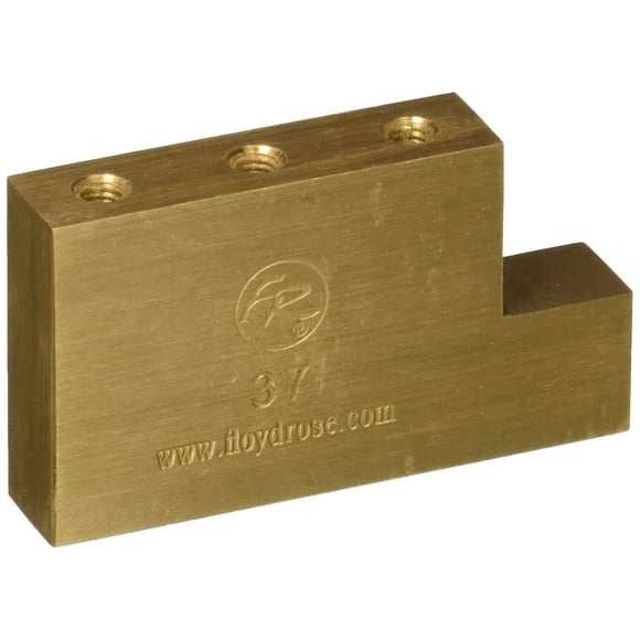 Floyd Rose Fat Brass L Block Electric Guitar Bridge (FROFTBL37)