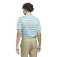 thumbnail image 2 of Men's adidas Two Color Stripe Golf Polo Color: Red Size: XXL, 2 of 5