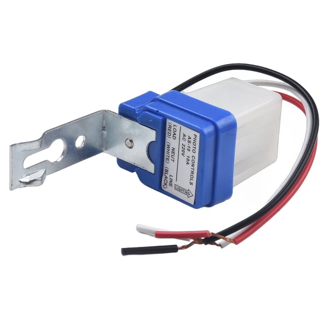 BTOER AC DC 220V 110V 12V 10A Photoswitch Sensor Auto On Off Photocell Street Light Photoswitch Sensor Switch