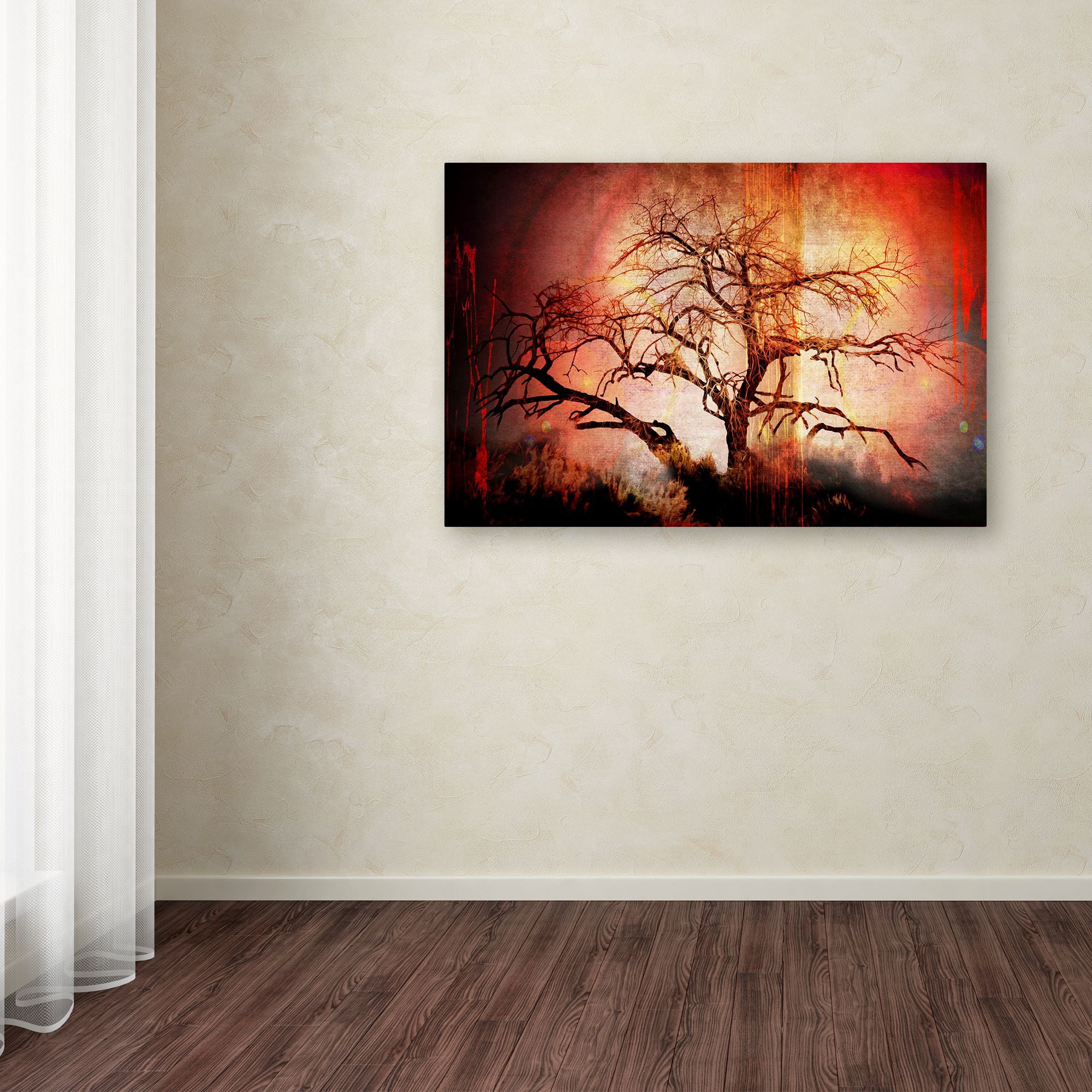 Trademark Fine Art 'Cottonwood Tree Part 10' Canvas Art by LightBoxJournal