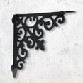 thumbnail image 3 of SaKeGa 8" X 8" , 2 Pack Shelf Brackets - Set of 2 Pcs SOLID CAST IRON Victorian, Colonial, Retro, Steampunck, Gothic, Baroque Medieval, 3 of 5
