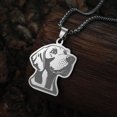 thumbnail image 2 of Weimaraner Dog Pendant Necklace For Women Men Jewelry Stainless Steel Necklace Pet Lover Gift, 2 of 4